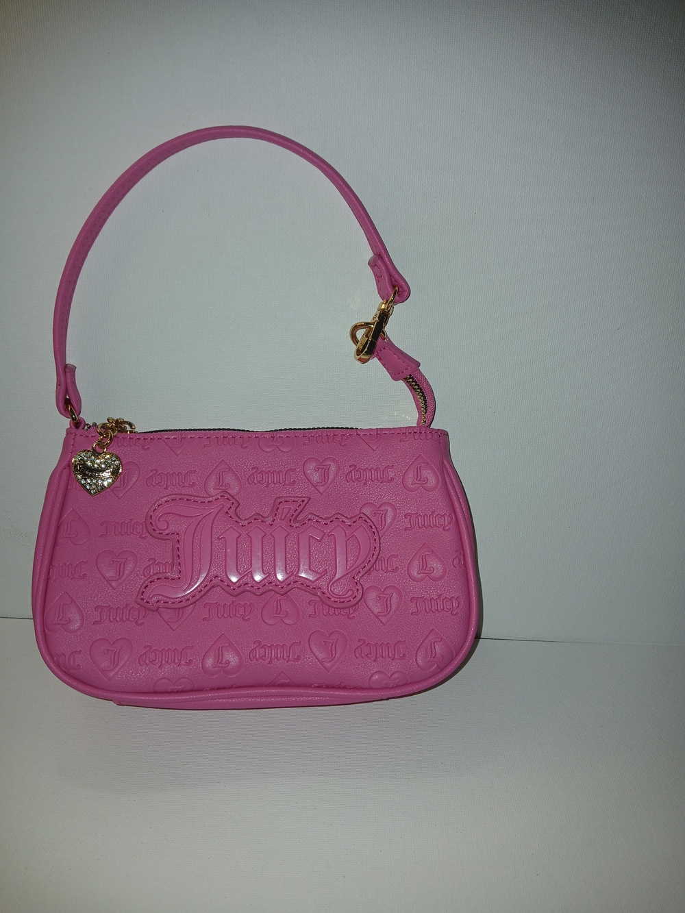 Juicy Couture Pink Embossed Mini Shoulder Bag